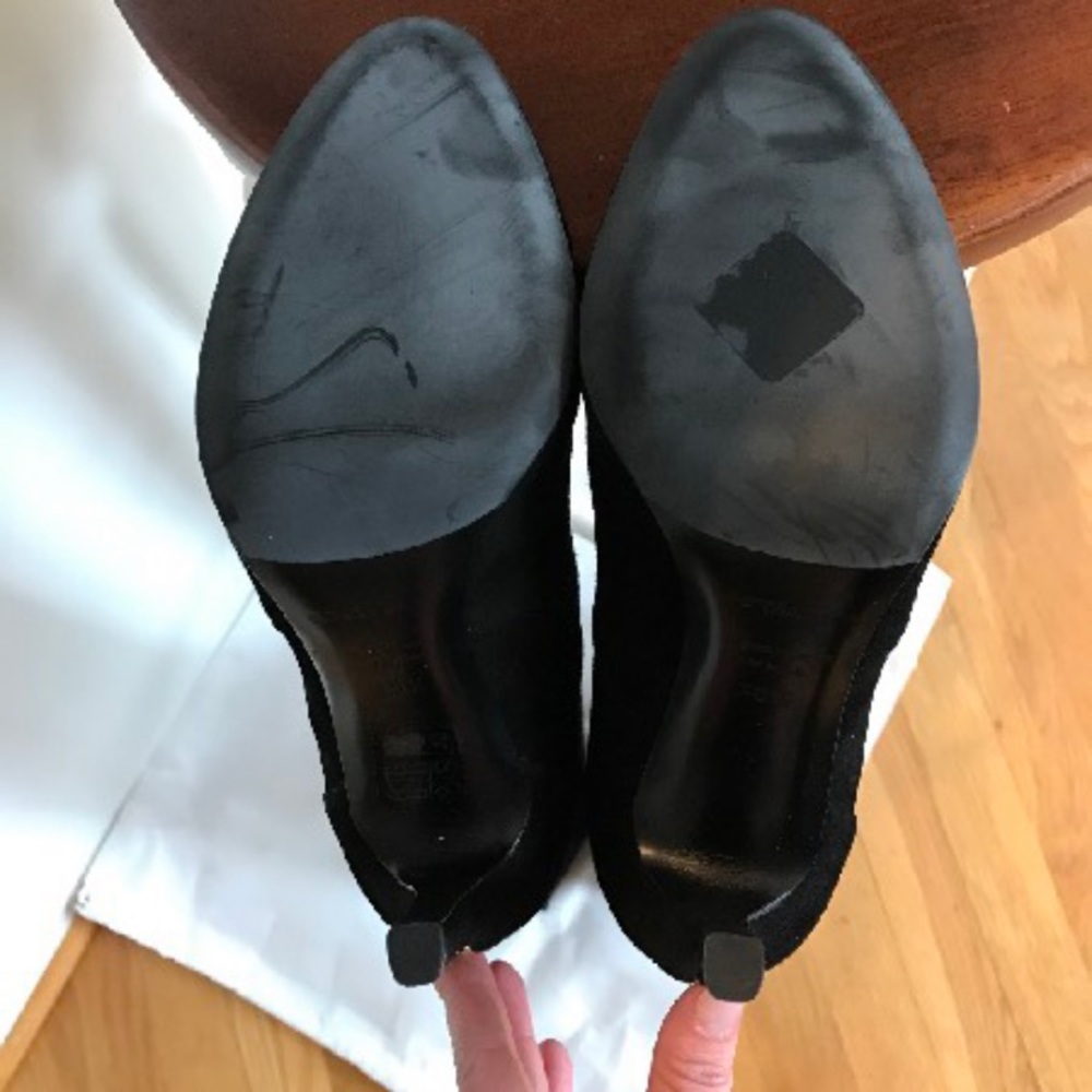Sergio Rossi Black Heeled Boots - Picture 6 of 7